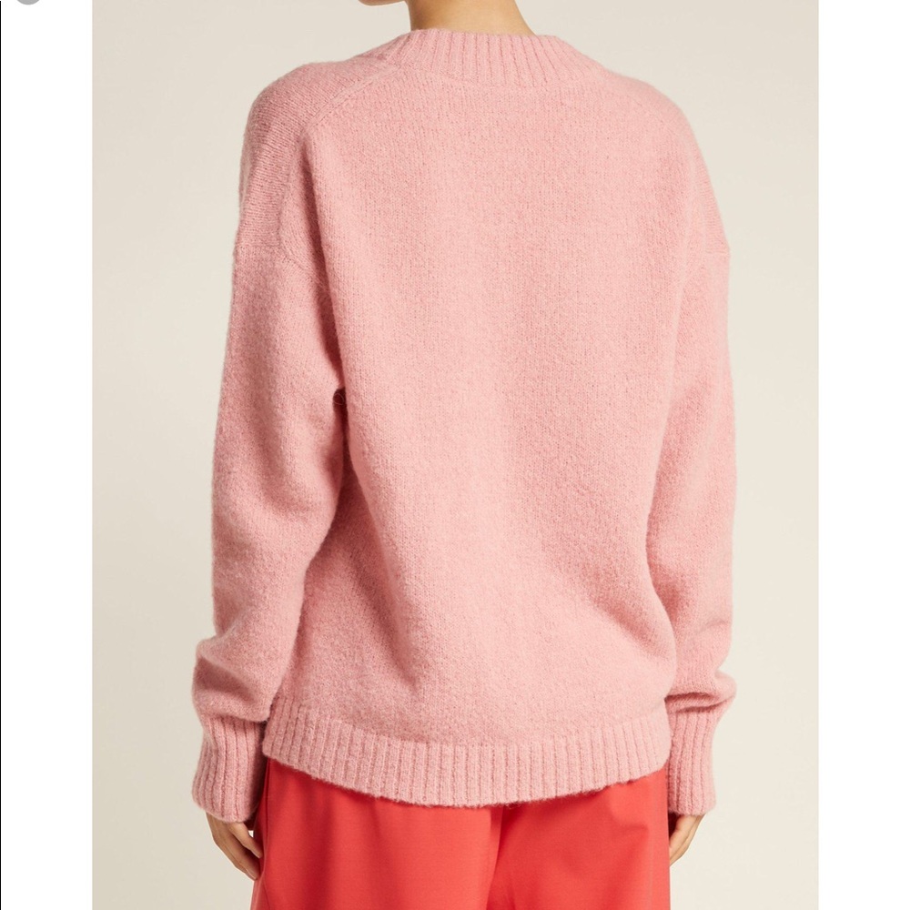 💍SOLD💍 Tibi Oversize V Neck Alpaca Blend Sweater - Picture 2 of 8